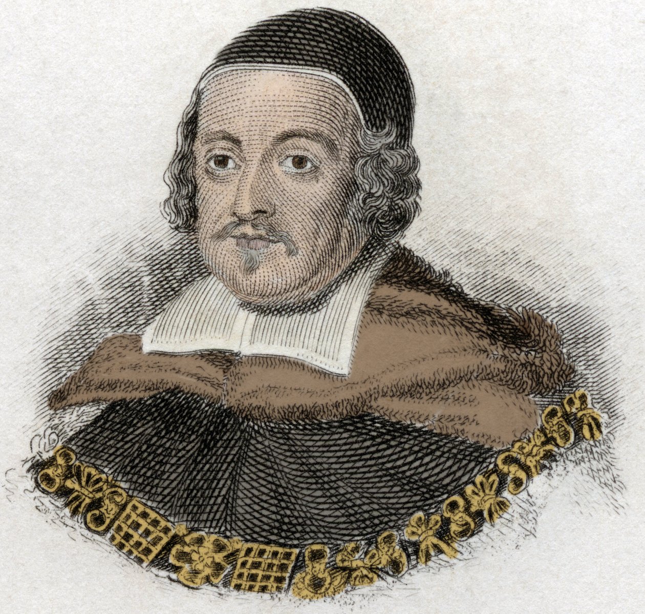 Portrett av Sir Matthew Hale (1609 - 1676) engelsk dommer og advokat av Unknown artist