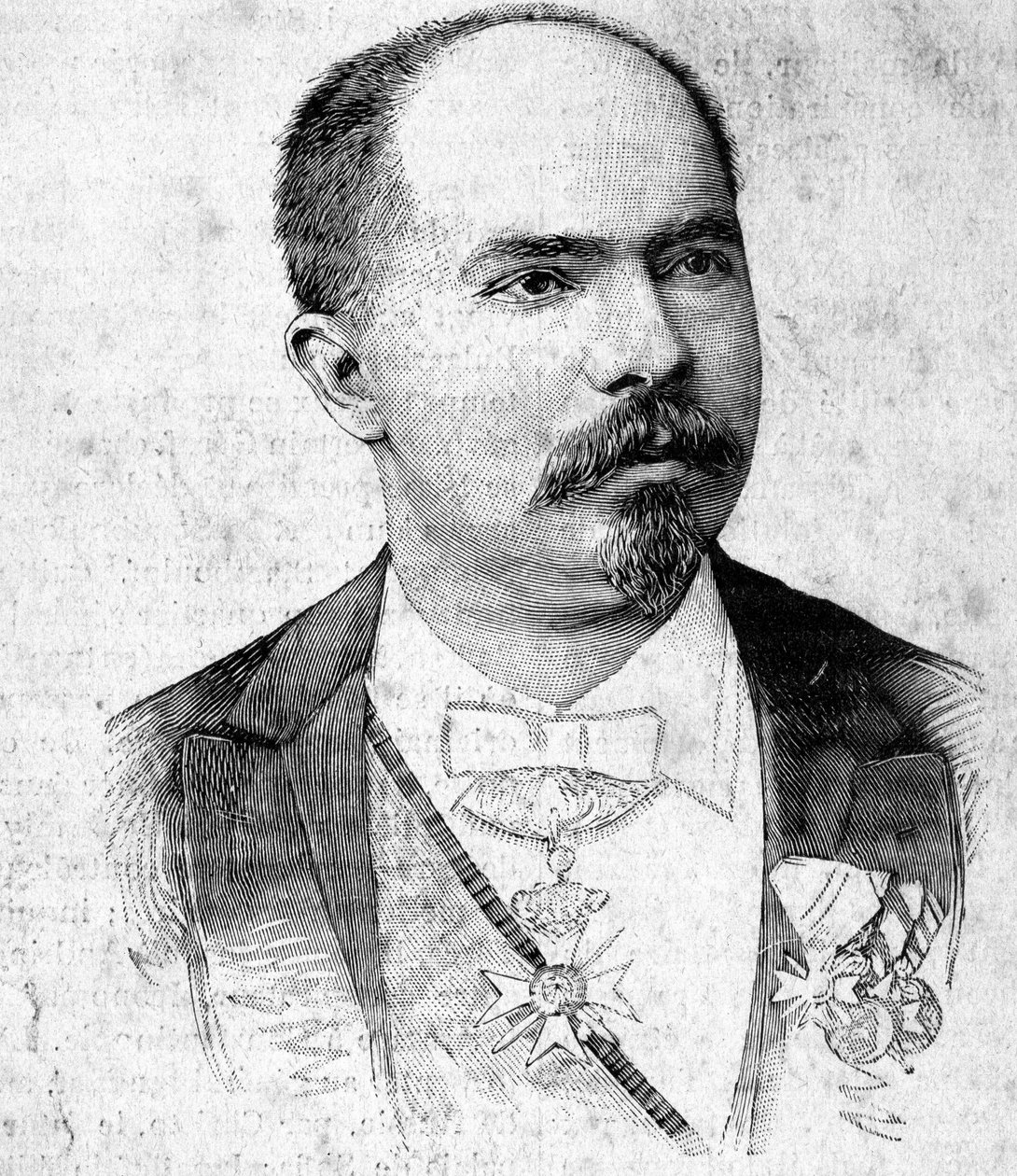Portrett av Stamboulof (eller Stamboulov av Unknown artist