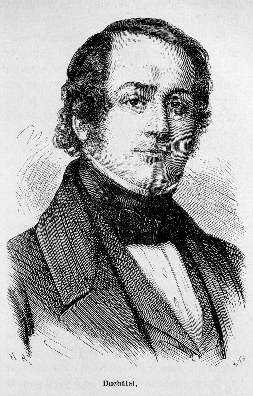 Portrett av Tanneguy Duchatel (1803-1867), fransk politiker. av Unknown artist