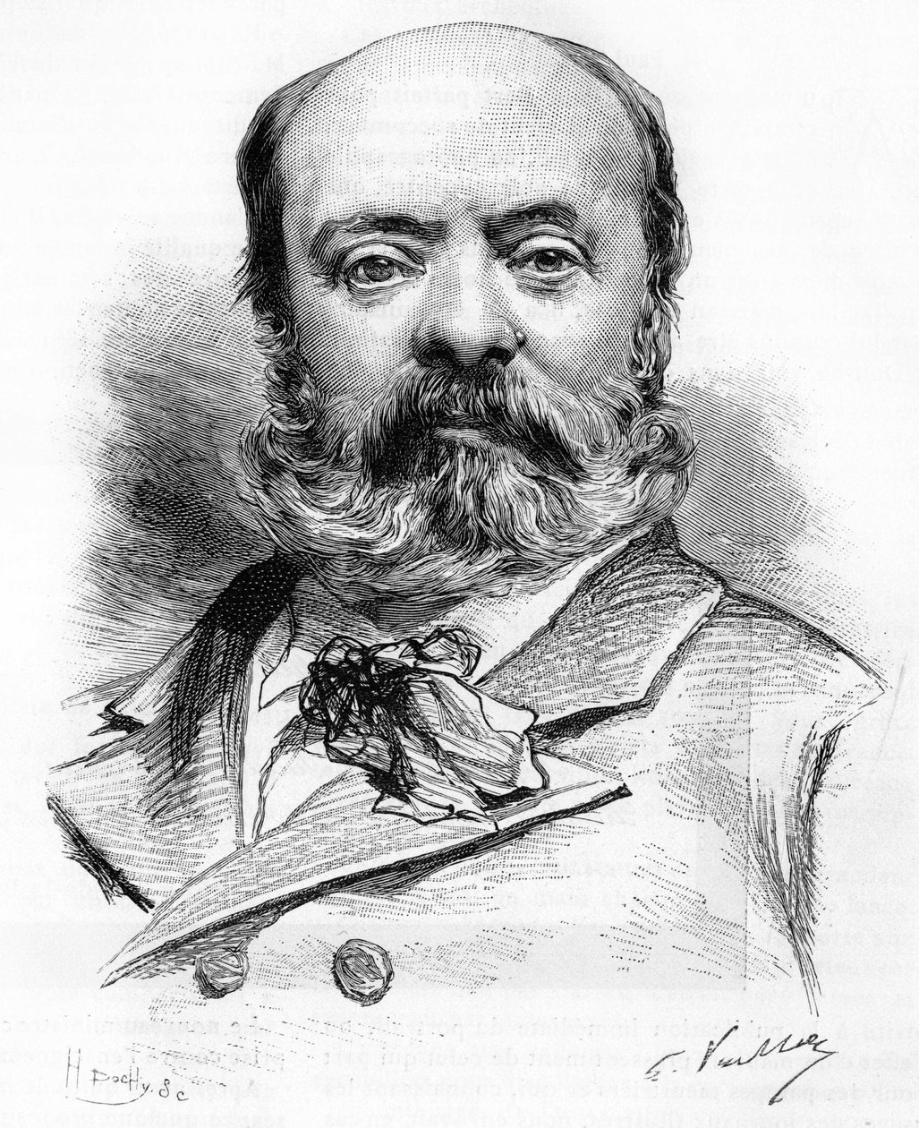 Portrett av Theodore Aubanel (1829-1886) fransk poet og dramatiker. av Unknown artist
