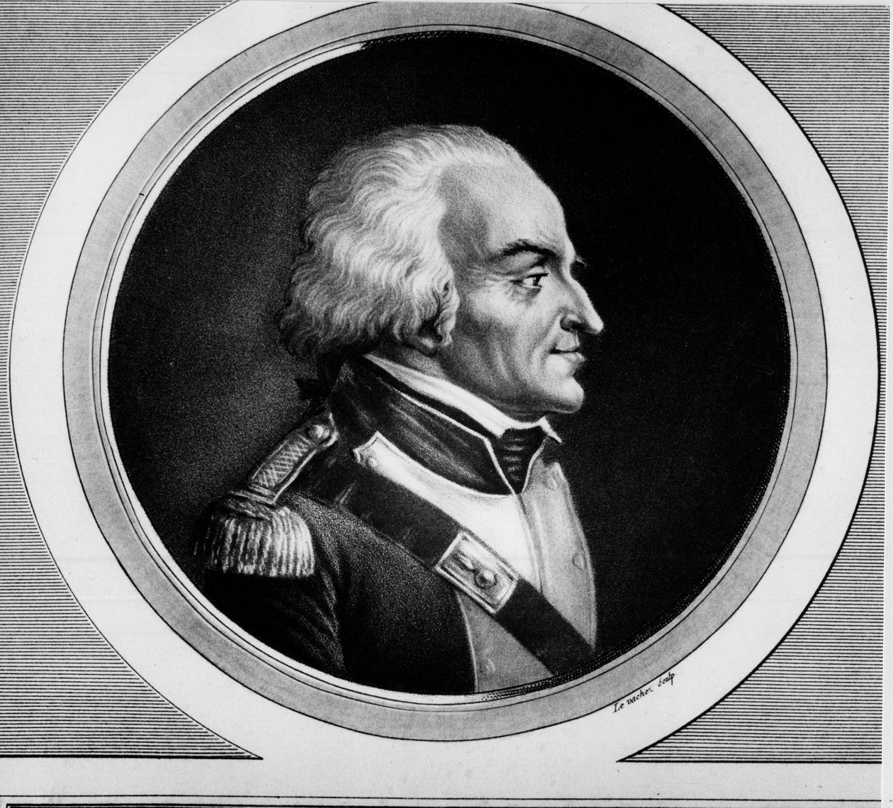 Portrett av Theophile Malo Corret de La Tour (eller Latour) d