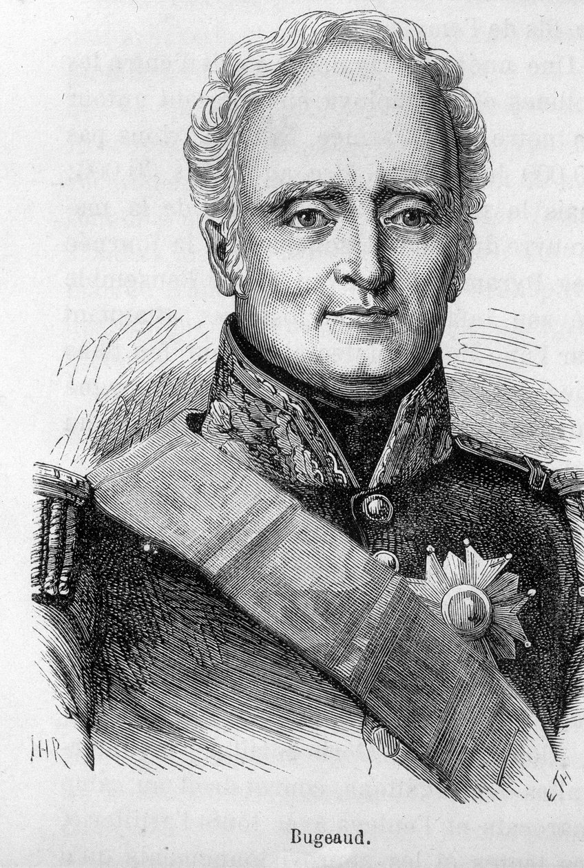 Portrait of Thomas Robert Bugeaud (1784 - 1849) av Unknown artist