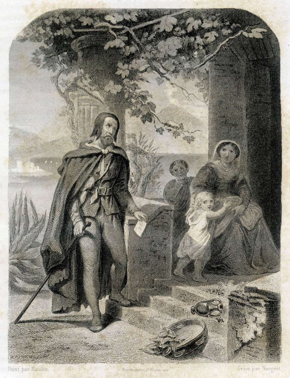 Portrett av Torquato Tasso, dette på fransk Le Tasse (1544 - 1595). av Unknown artist