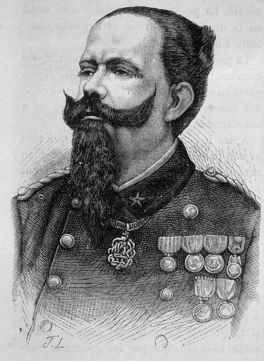 Portrett av Victor Emmanuel II (Victor-Emmanuel) (Vittorio Emanuele) (1820-1878). av Unknown artist