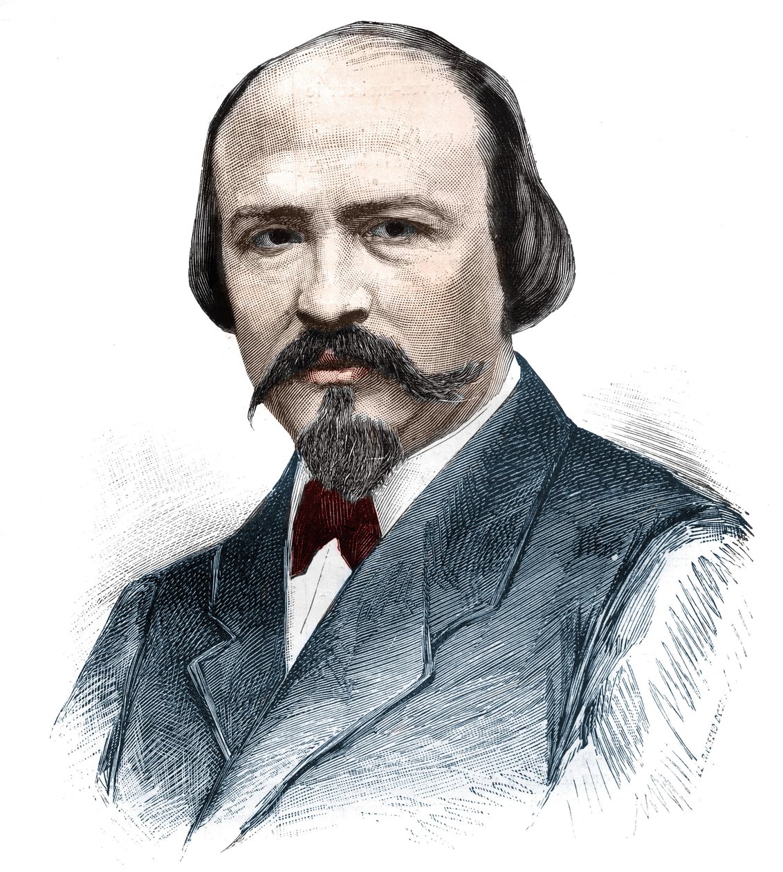 Portrait of Victor Masse (1822-1884), French composer. av Unknown artist