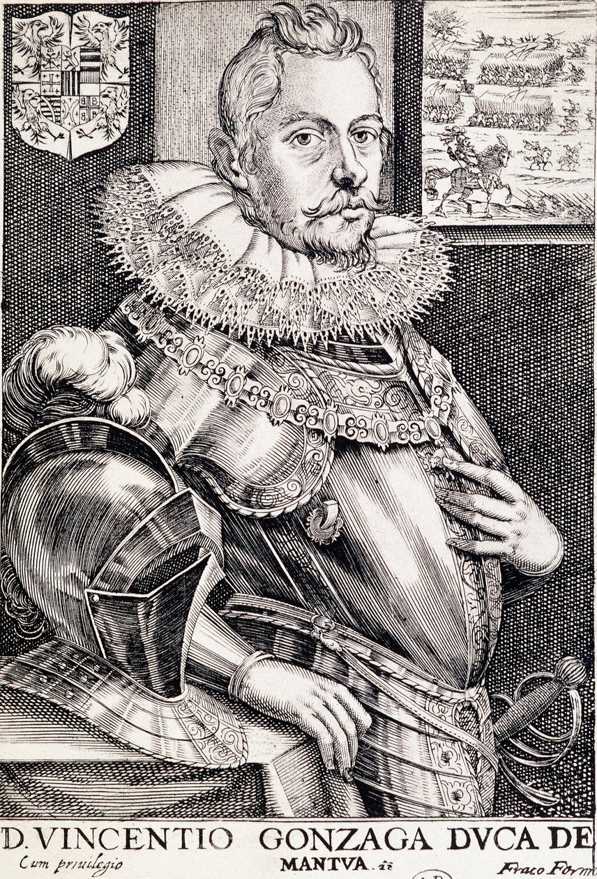 Portrett av Vincent Gonzague, hertugen av Mantua av Unknown artist