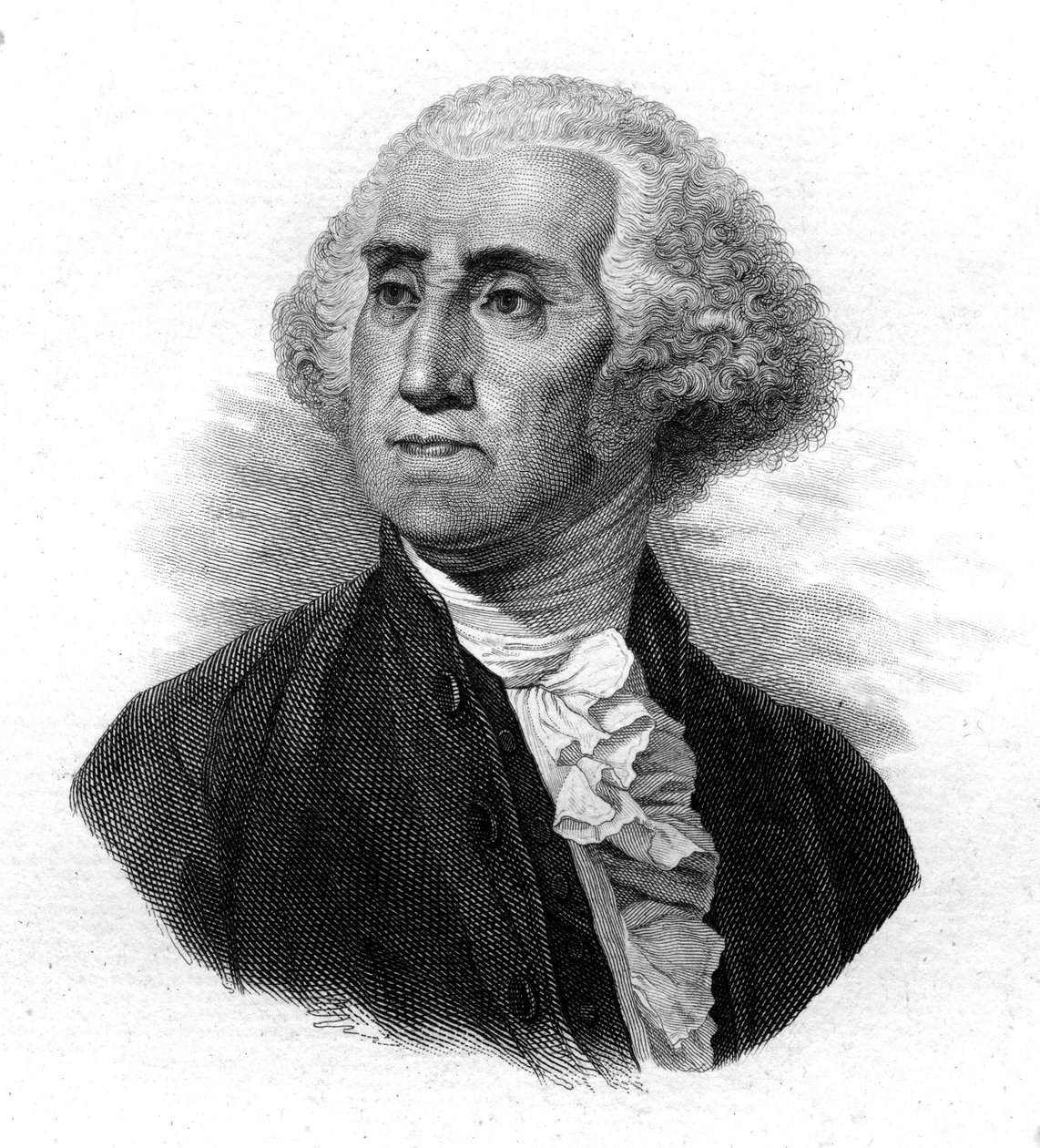 Portrait of Washington av Unknown artist