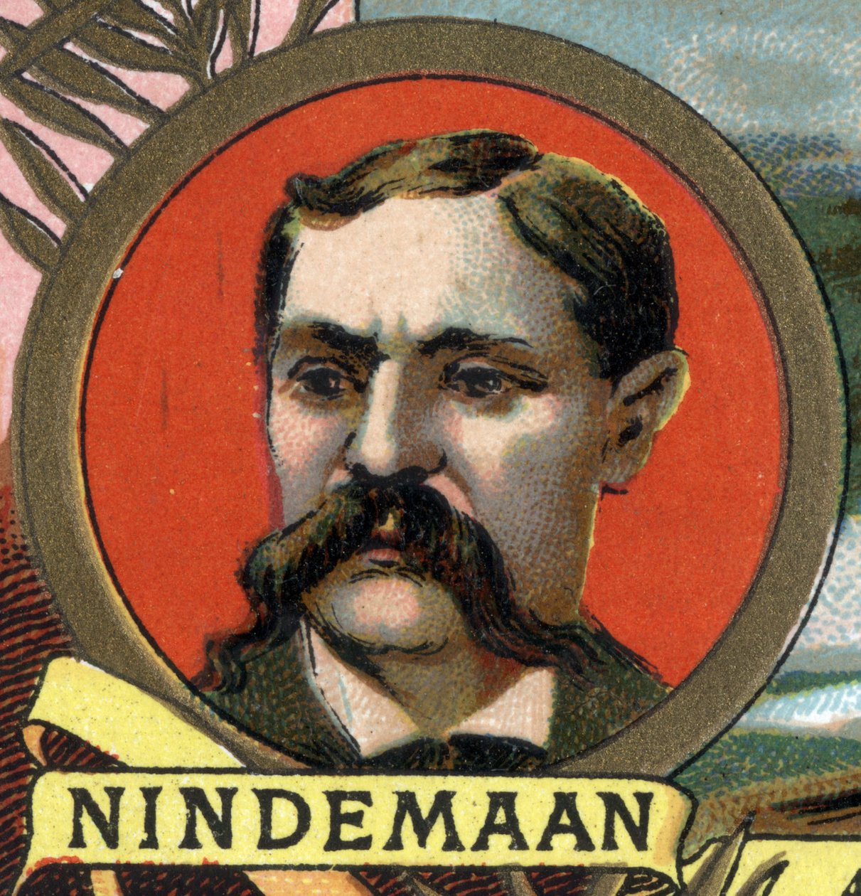 Portrett av William F.C. Nindemann amerikansk oppdagelsesreisende av Nordpolen. av Unknown artist