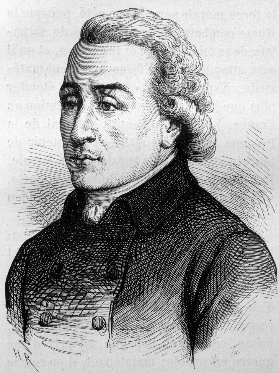 Portrett av abbeden av Pradt (1759 - 1837). Gravering av slutten av 1800-tallet i "Histoire de France"" av H. Martin. av Unknown artist