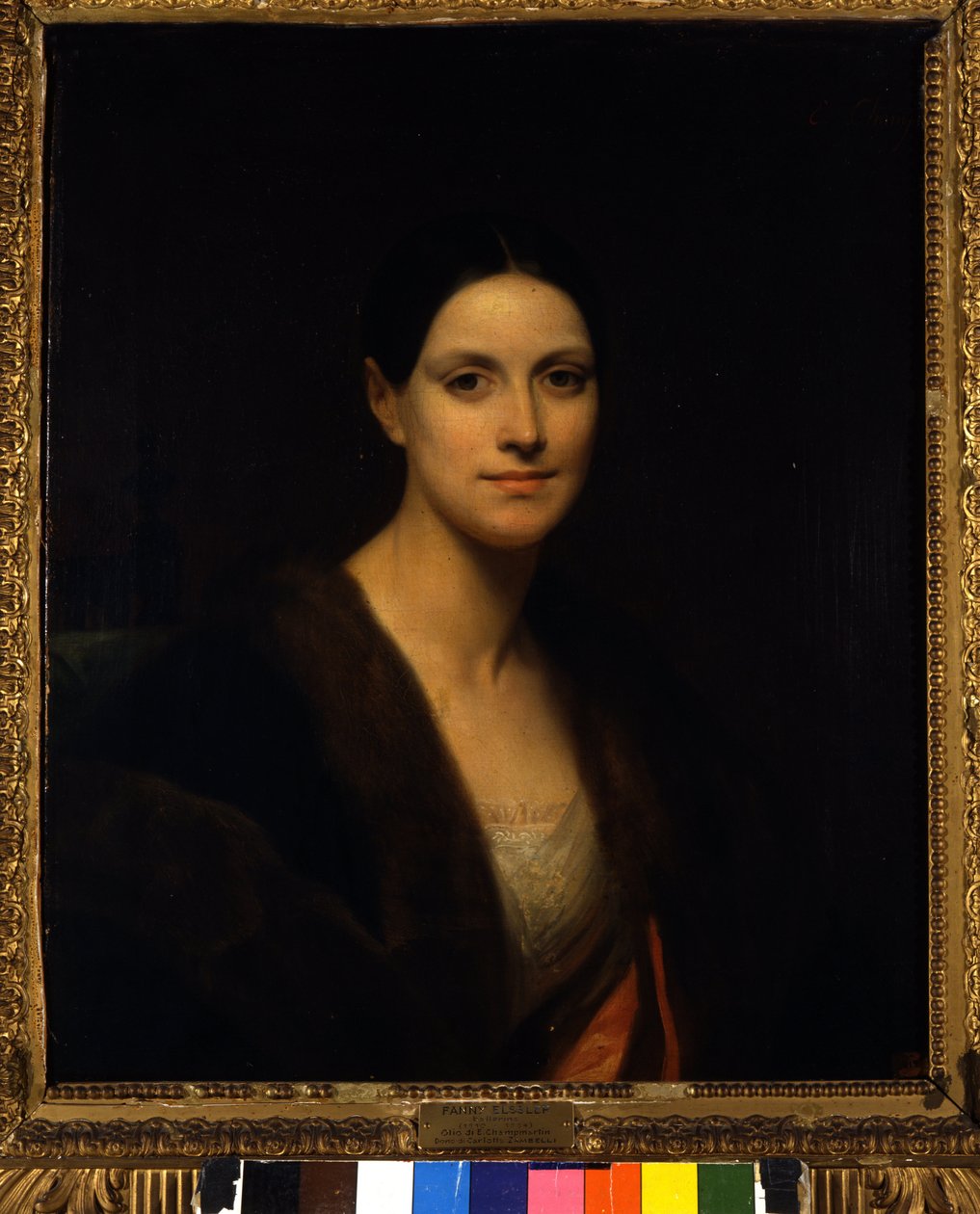 Portrett av den østerrikske danseren Fanny Elssler (1810-1884) anonymt maleri. Museo della Scala Milan Italia fra 1800-tallet av Unknown artist