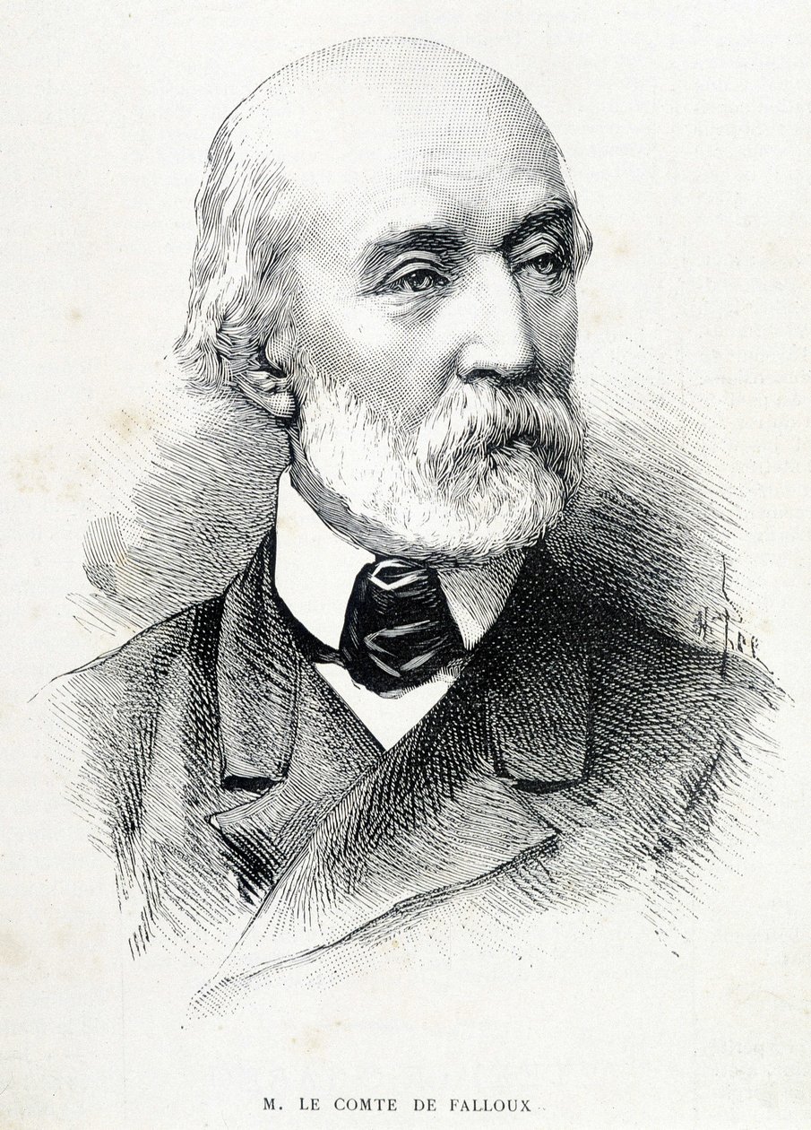Portrett av greven de Fallux (1811 - 1886), fransk politiker. av Unknown artist