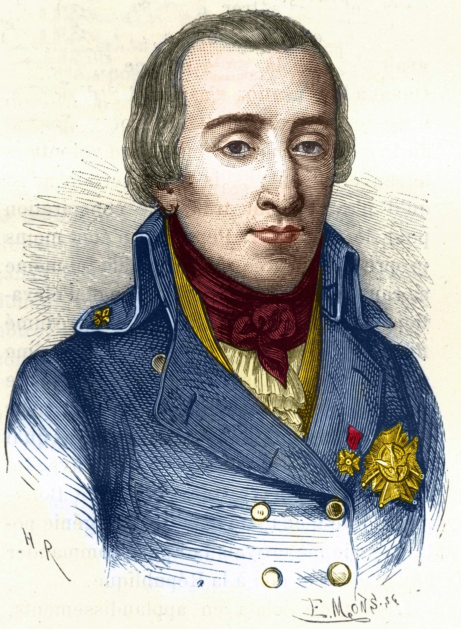 Portrait of the Duke of Enghien, Louis Antoine Henri de Bourbon (1772-1804). av Unknown artist