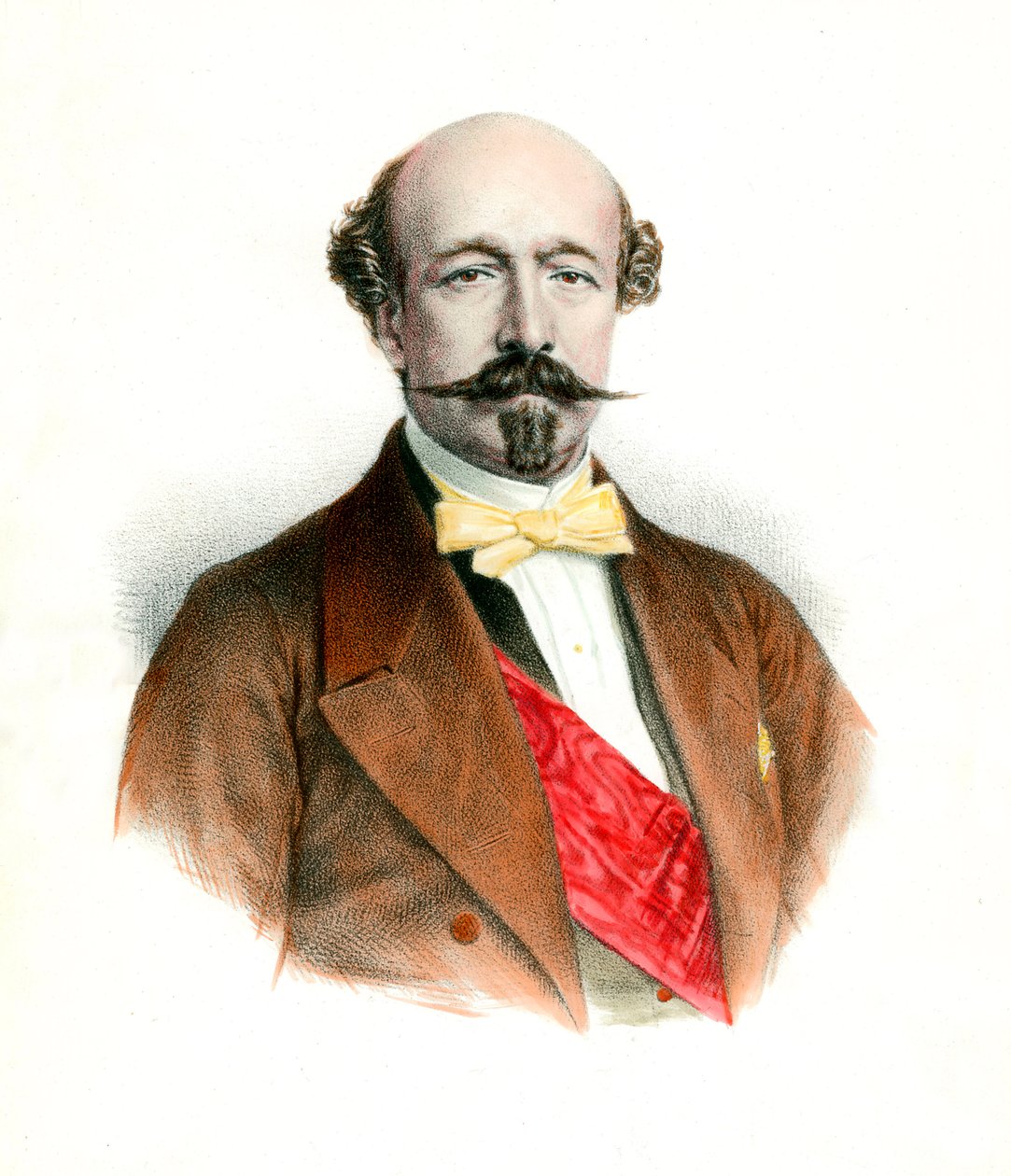 Portrett av hertugen av Morny (1811-1865) fransk politiker. av Unknown artist