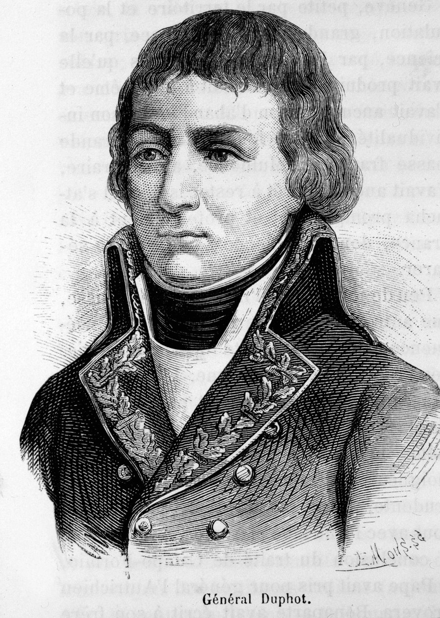 Portrett av den franske generalen Leonard Mathurin Duphot. (1769-1797). av Unknown artist
