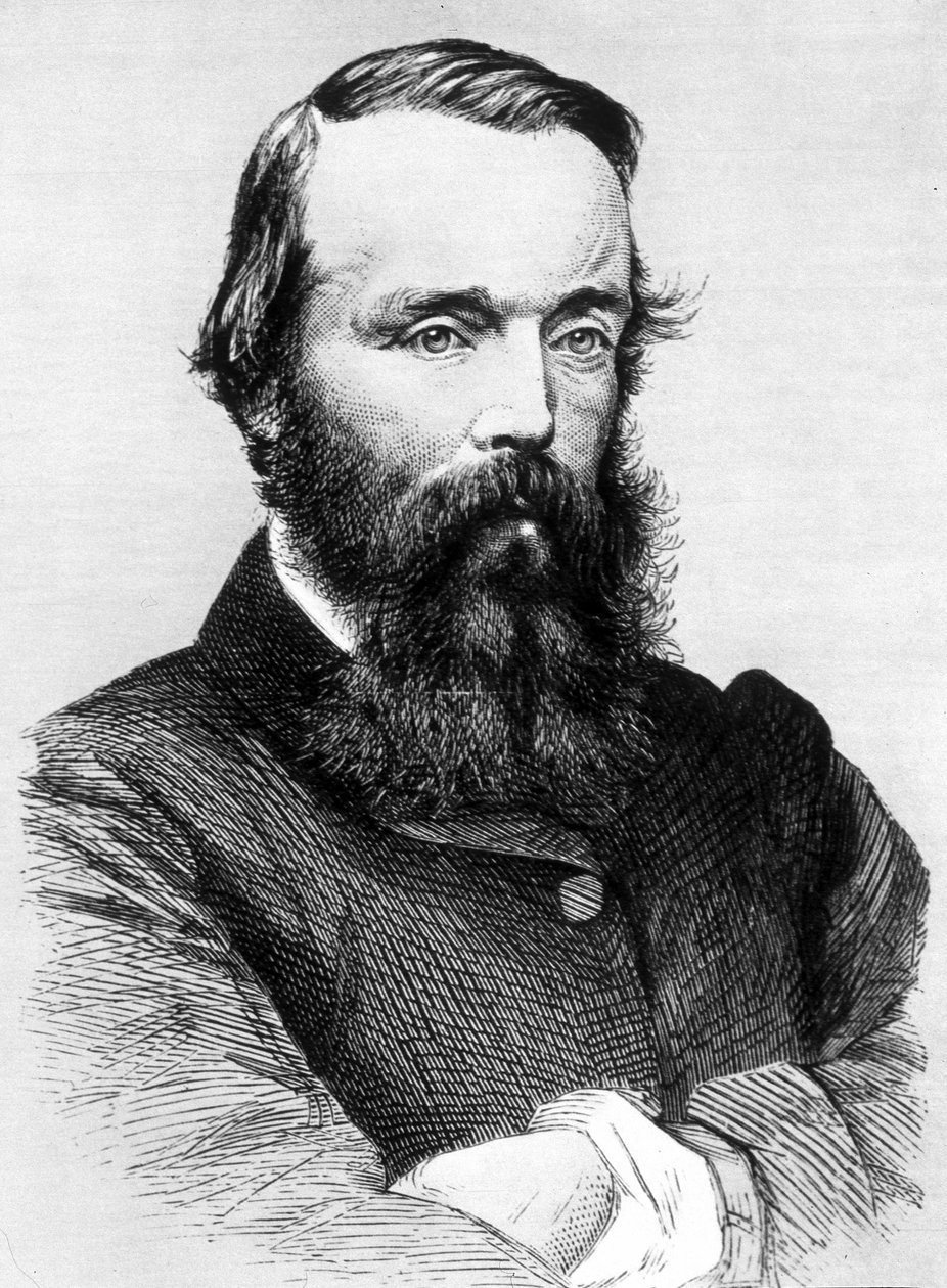 Portrett av den irske oppdageren Robert O