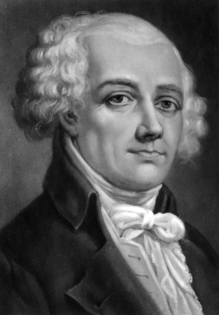 Portrett av den italienske komponisten og fiolinisten Giovanni Battista Viotti 1755 - 1824. av Unknown artist