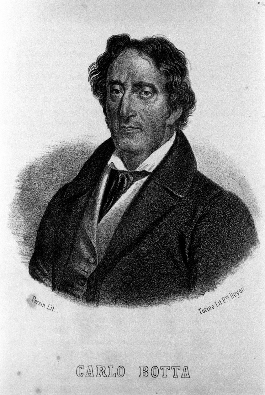Portrett av den italienske legen og politikeren Carlo Botta (1766-1837). av Unknown artist