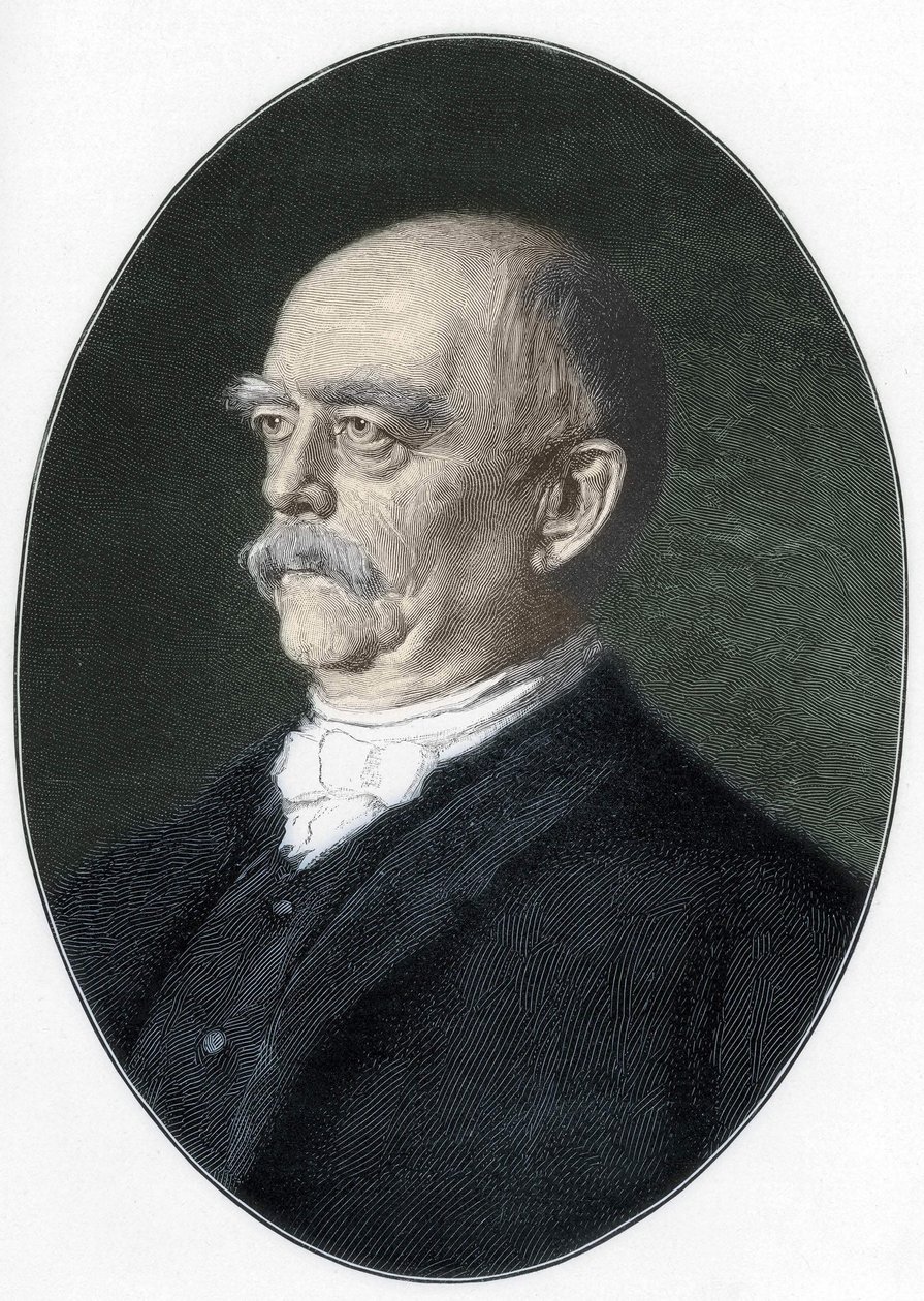 Portrett av prinsen av Bismarck (1815 - 1898) av Unknown artist