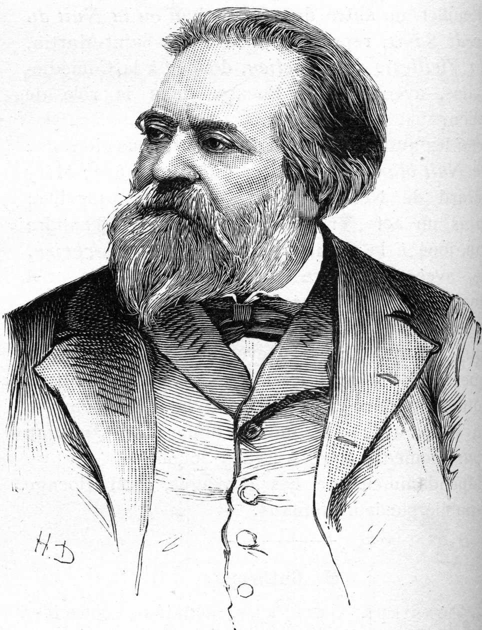 Portrett av forfatteren Paul Bocage (1822-1887) av Unknown artist