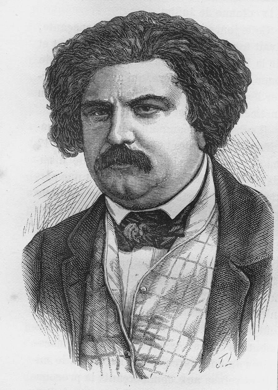 Portrett av det franske forlaget Pagnerre av Unknown artist