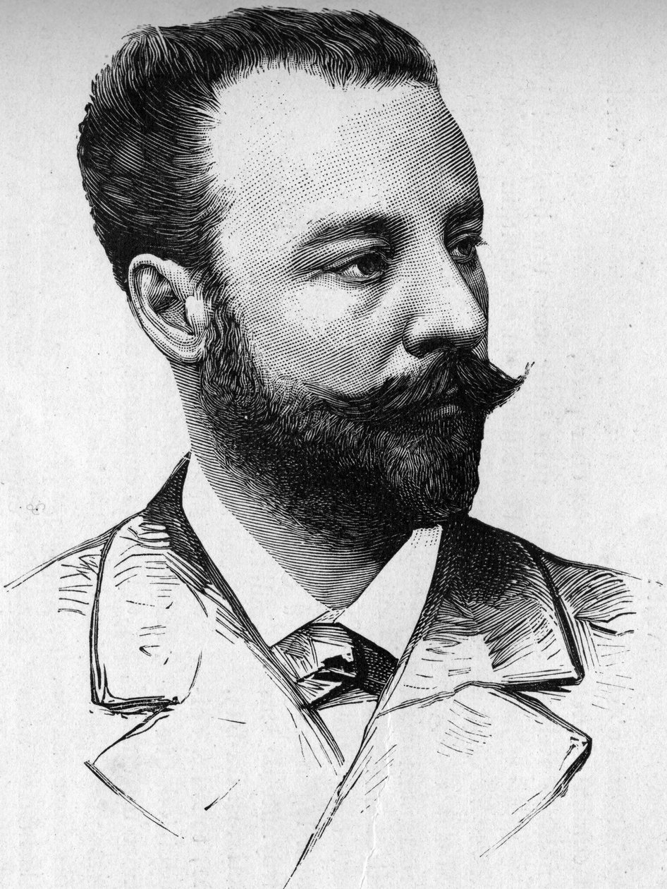 Portrett av forfatteren Albert Duruy, død i 1887. av Unknown artist