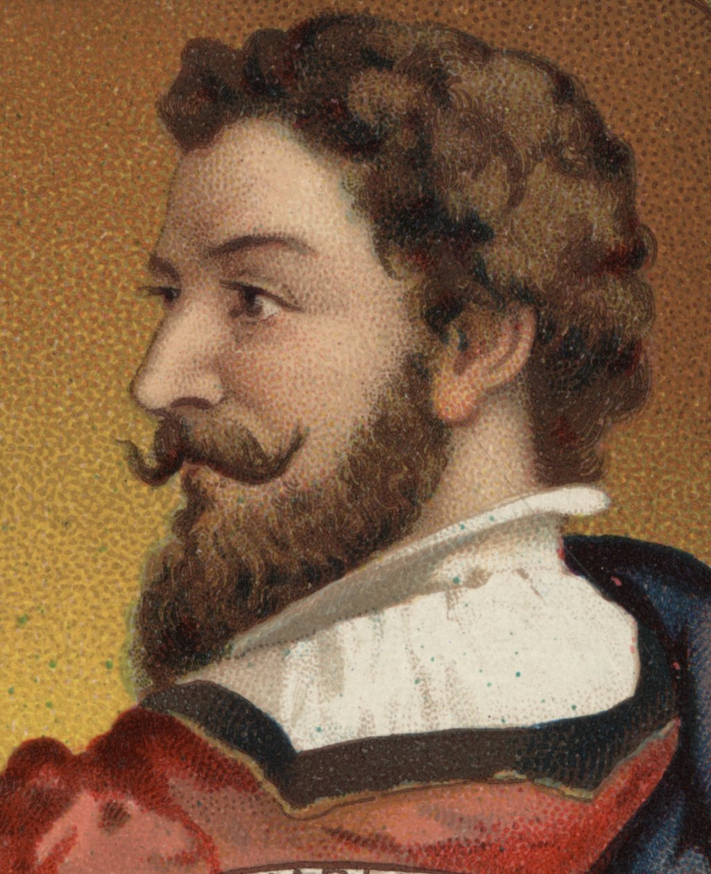 Portrett av forfatteren Torquato Tasso (Le Mupe). av Unknown artist