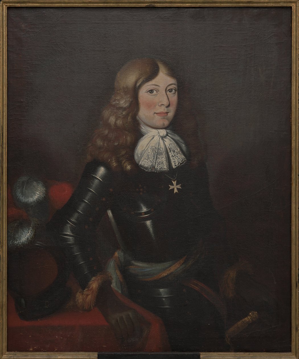 Prins Alexandre de Courlande - Portrett av prinsen Alexander av Kurland (1658-1686), Anonym . Olje på lerret, andre halvdel av 1600-tallet. Dimensjon: 90x74 cm. Nationalmuseum Stockholm av Unknown artist