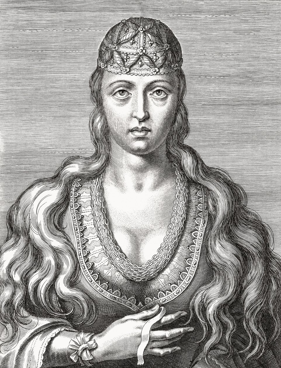 Prinsesse Joan av Portugal. Joana. Portrett. av Unknown artist