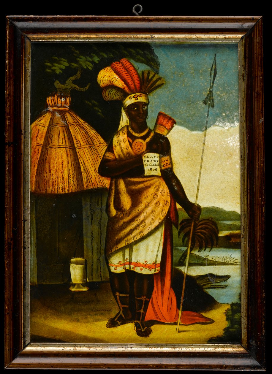 Trykk med tittelen «Slavehandelen avskaffet» 1806 av Unknown Artist