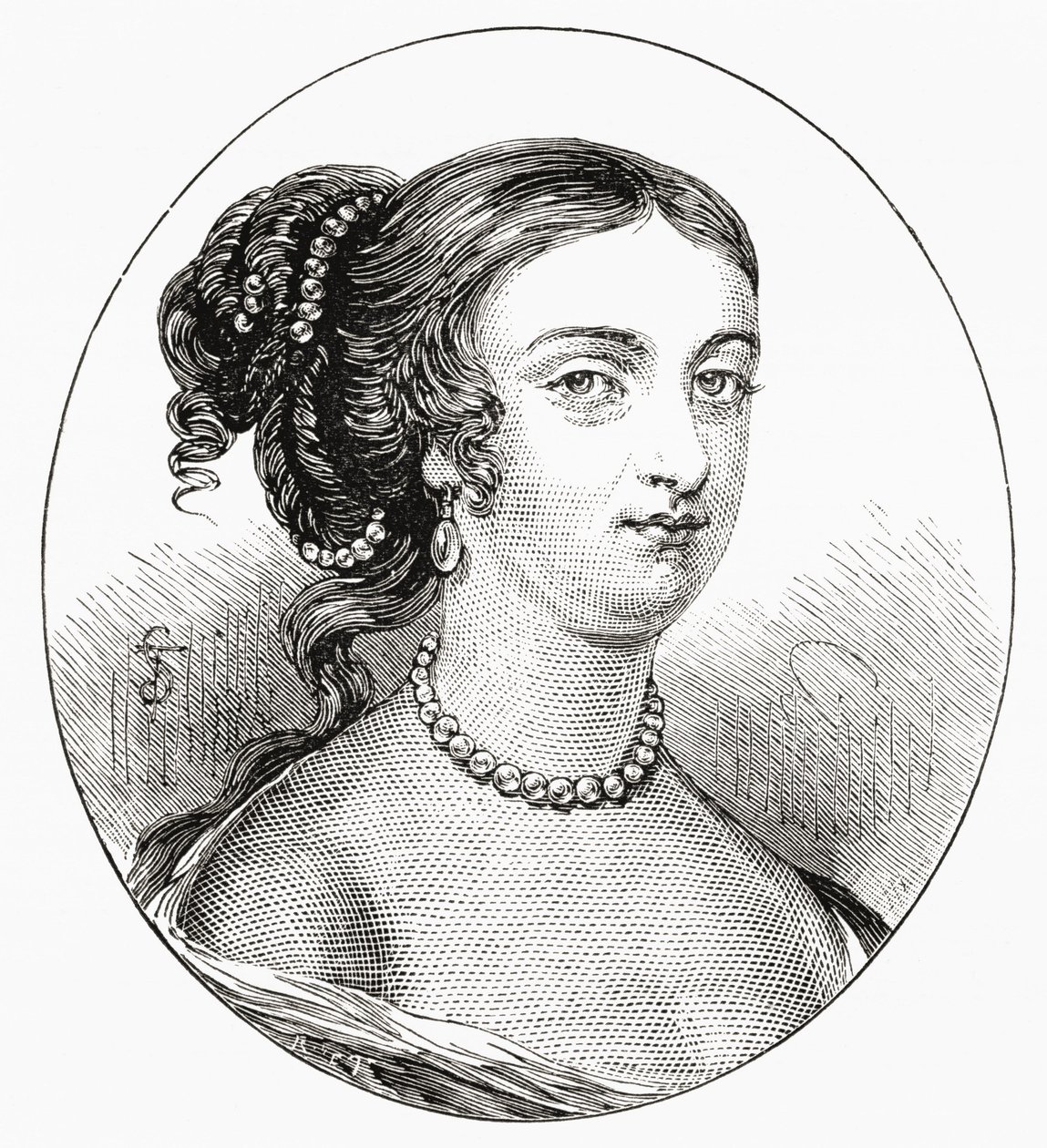 Rachel Wriothesley, Lady Russell, C. 1636 - 1723. Engelsk adelsdame, arving og forfatter. Fra vårt eget land Publisert 1898 ©UIG/Leemage av Unknown artist
