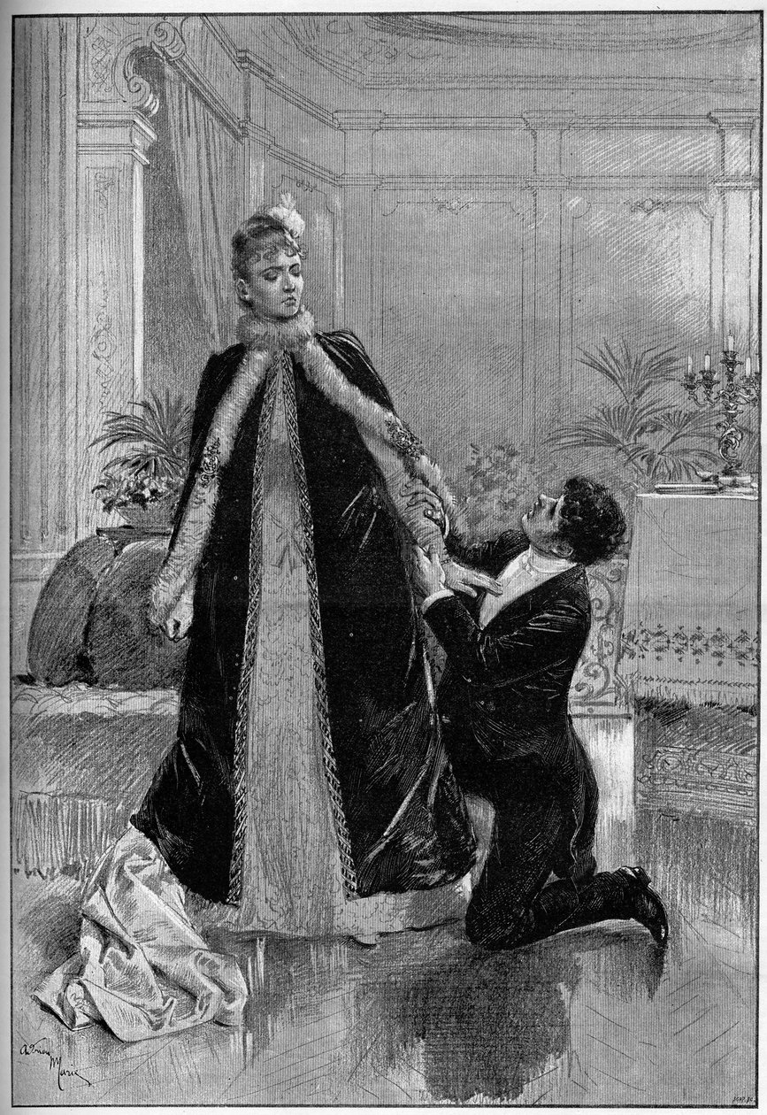 Representasjon av Numa Roumestan ved theatre de l