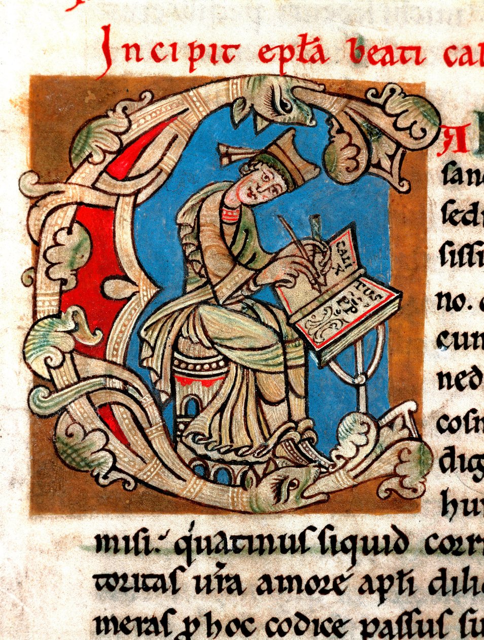 Representasjon av pave Saint Calixte II (Gui av Burgund, på italiensk Guido dei Conti di Borgogna, Callisto II av Unknown artist