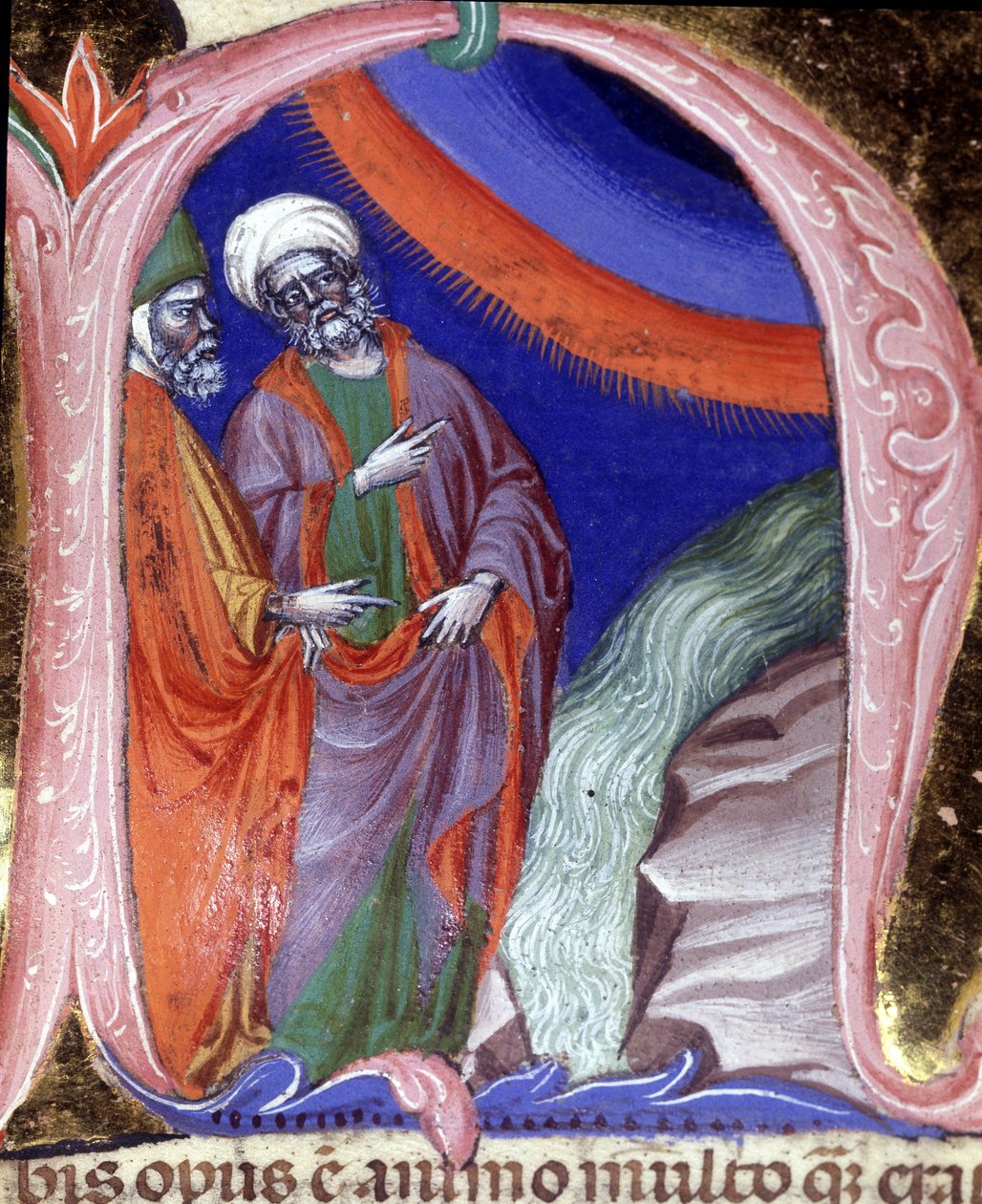 Representasjon av Thales de Miletus, matematiker av Unknown artist