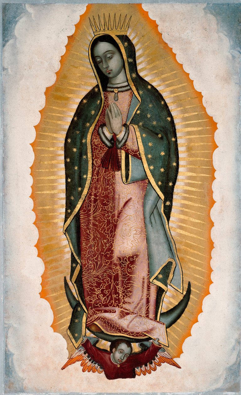 Representasjon av Jomfruen (eller Vår Frue) av Guadalupe av Unknown artist