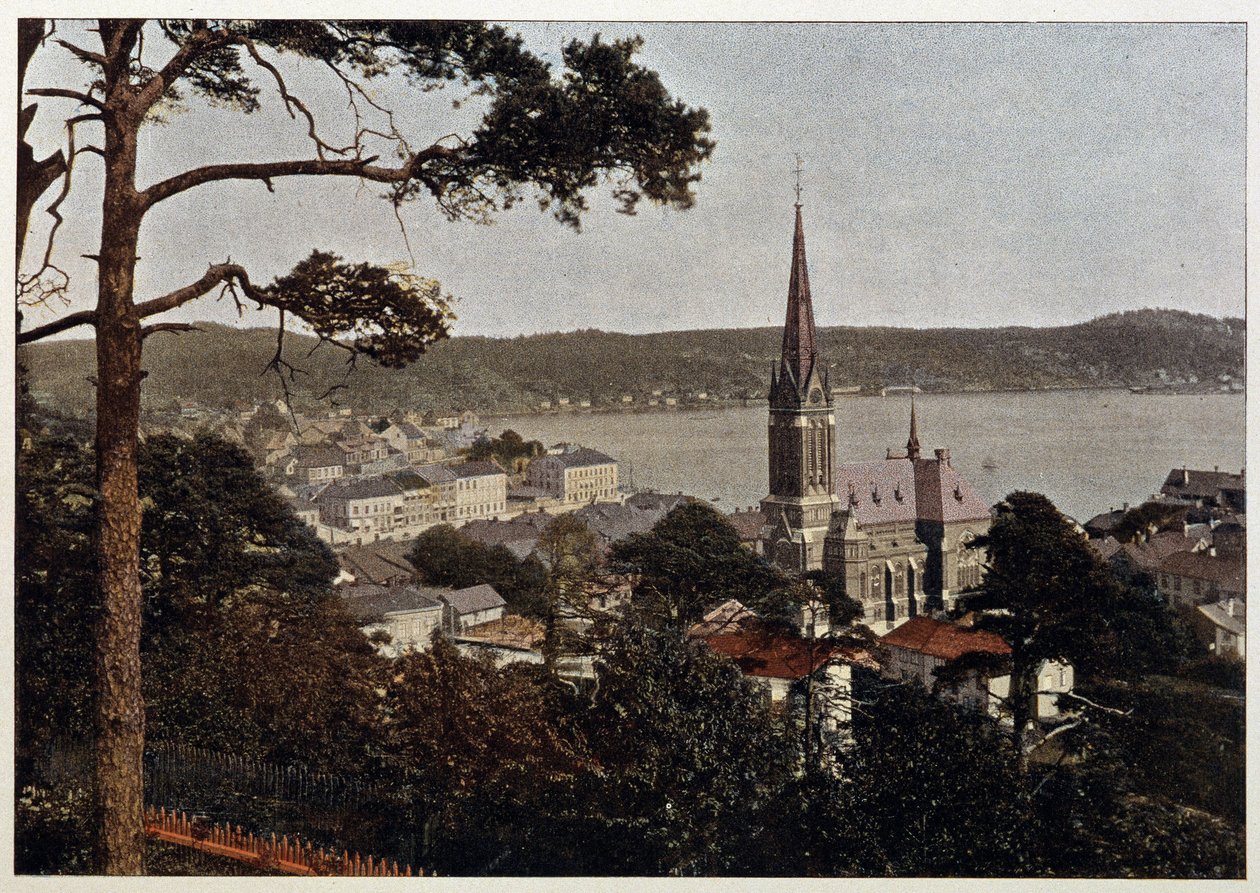 Rio de Janeiro, utsikt over Morne de Gloria, slutten av 1800-tallet av Unknown artist