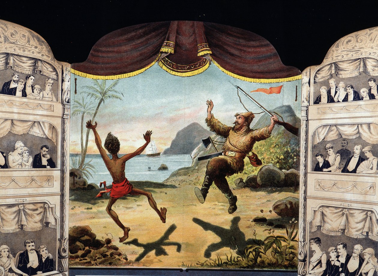 Robinson Crusoe og fredag av Unknown artist