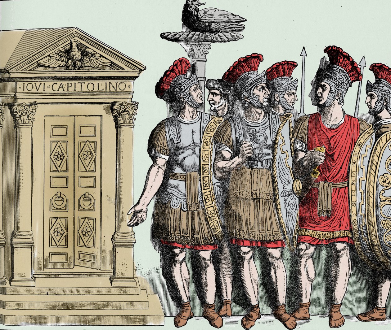 Romerriket: pretorianere - romersk antikvitet; den Pretorianske garde av Unknown artist