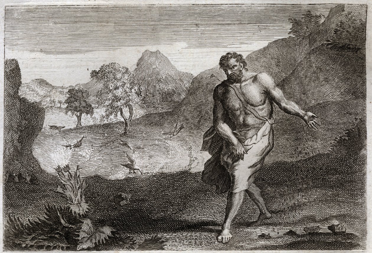 Royaumont Bible, New Testament: The Parable of the Sewer. av Unknown artist