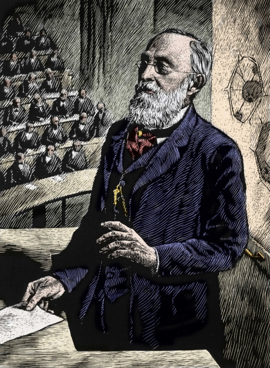 Rudolf Virchow (Virchow) (1821-1902), tysk lege og politiker. av Unknown artist