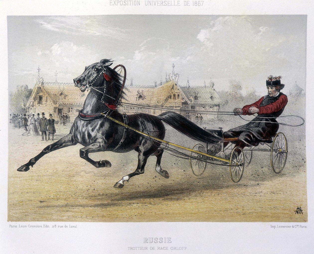 Russland: Orloff raser traver - i "" Kentauren"" 1867 av Unknown artist