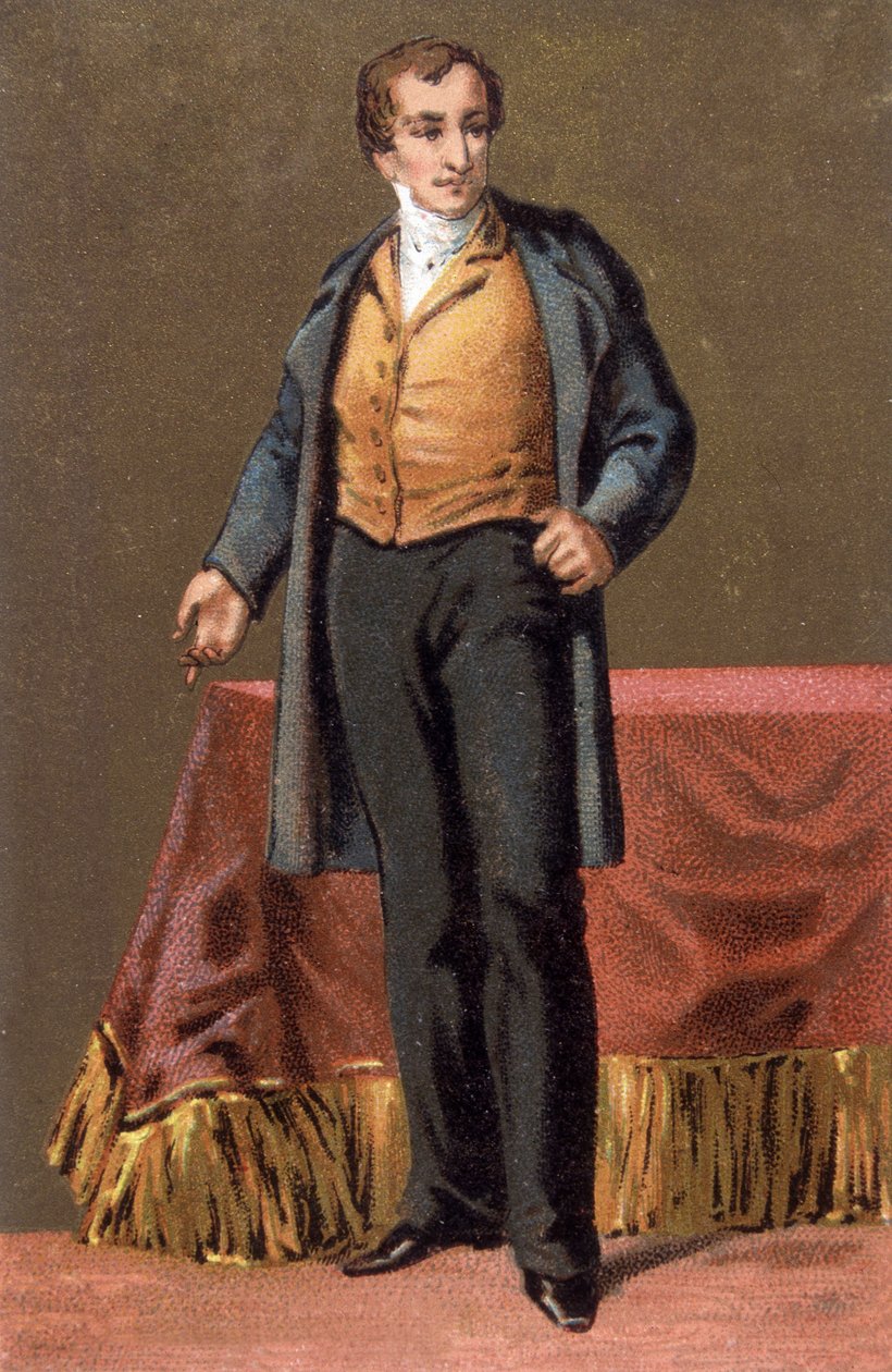 SIR ROBERT PEEL (1788-1850). engelsk statsmann. av Unknown artist
