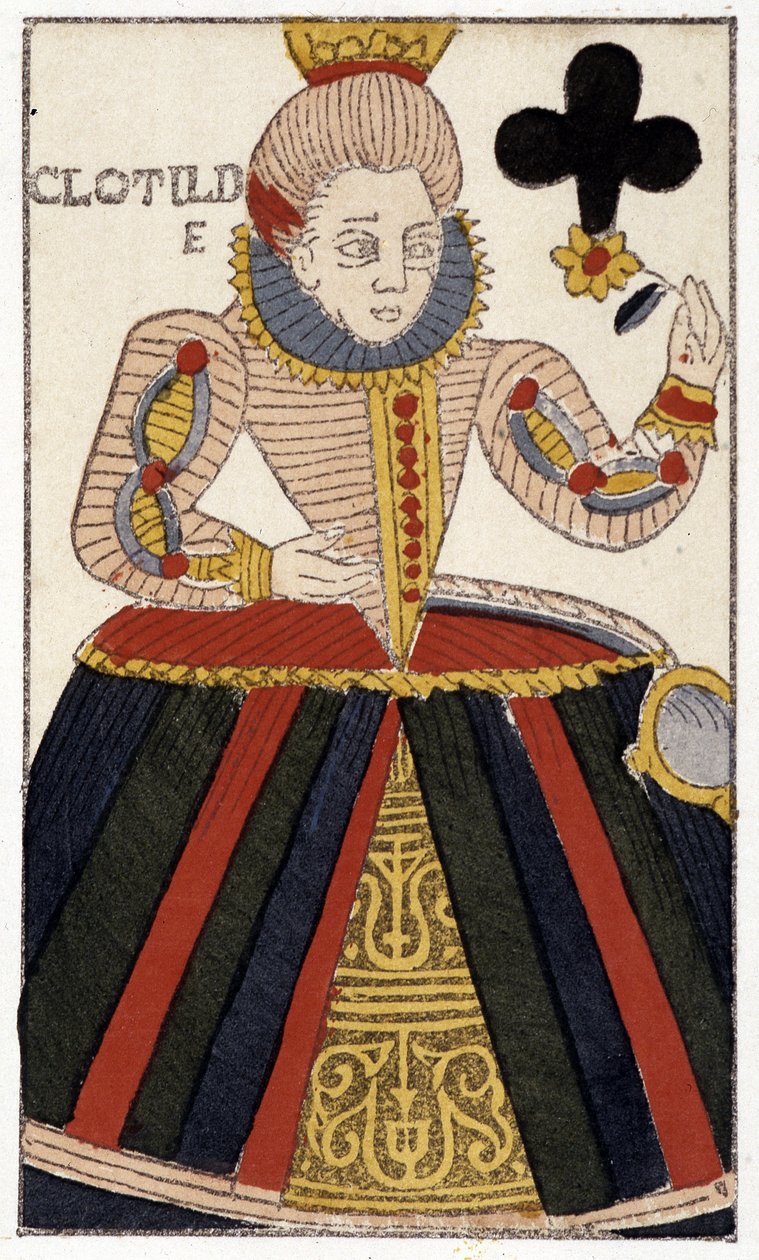 Saint Clothilde Dronning av alle frankerne. - Saint Clothilde. av Unknown artist