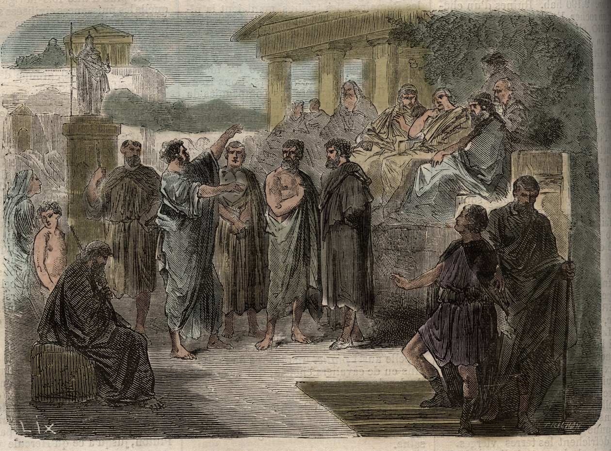Saint Paul Preaching in Athens - The Prediction of Saint Paul in Athenes - Paul