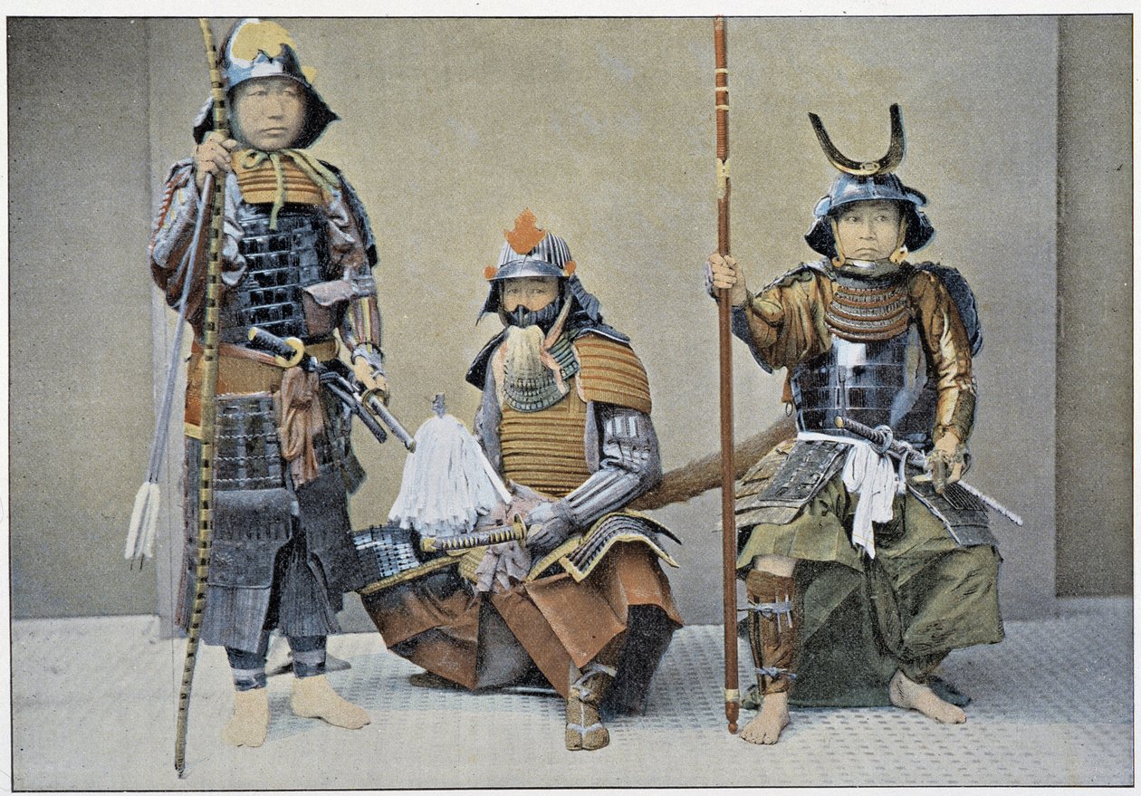 Samurai Group, sent på 1800-tallet av Unknown artist