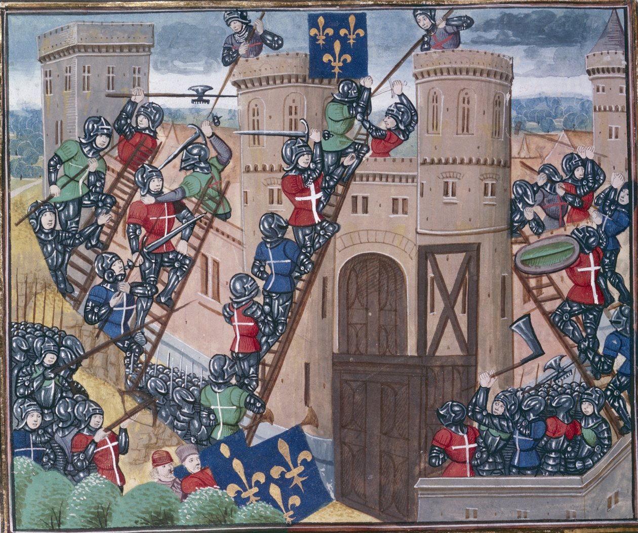 Skalering av Pont Audemer av Unknown artist