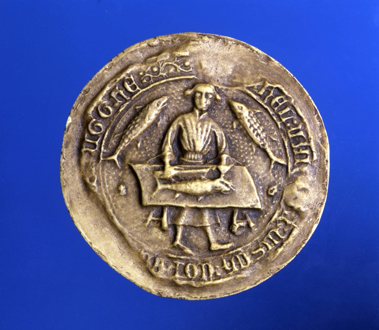 Segl fra Flanders Corporation. 1400-tallet. Paris. Riksarkivet. av Unknown artist