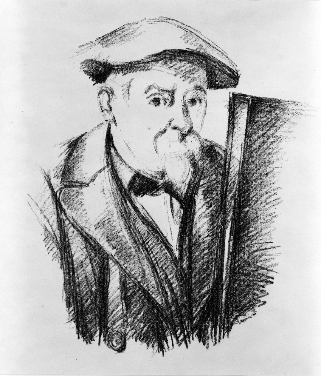 Selvportrett av Paul Cezanne (1839-1906), fransk maler. av Unknown artist