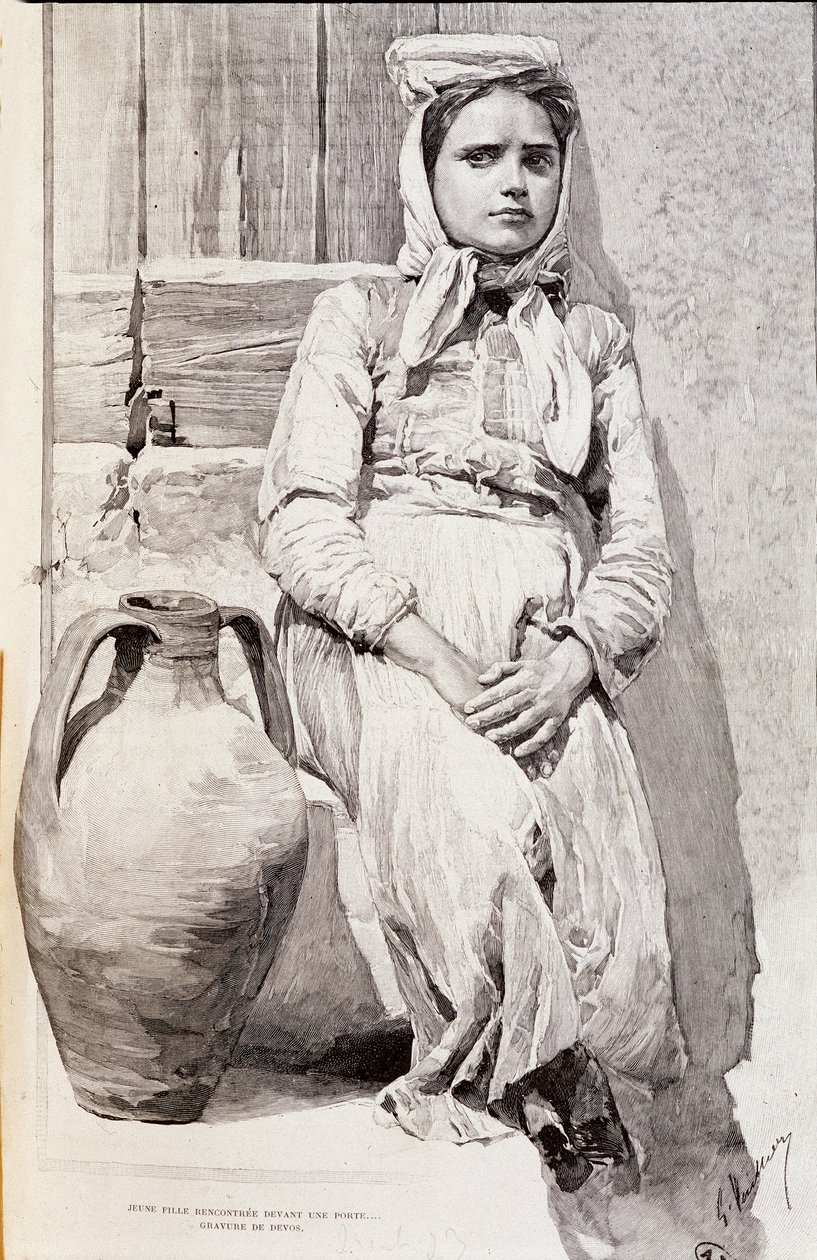 siciliansk jente av Unknown artist