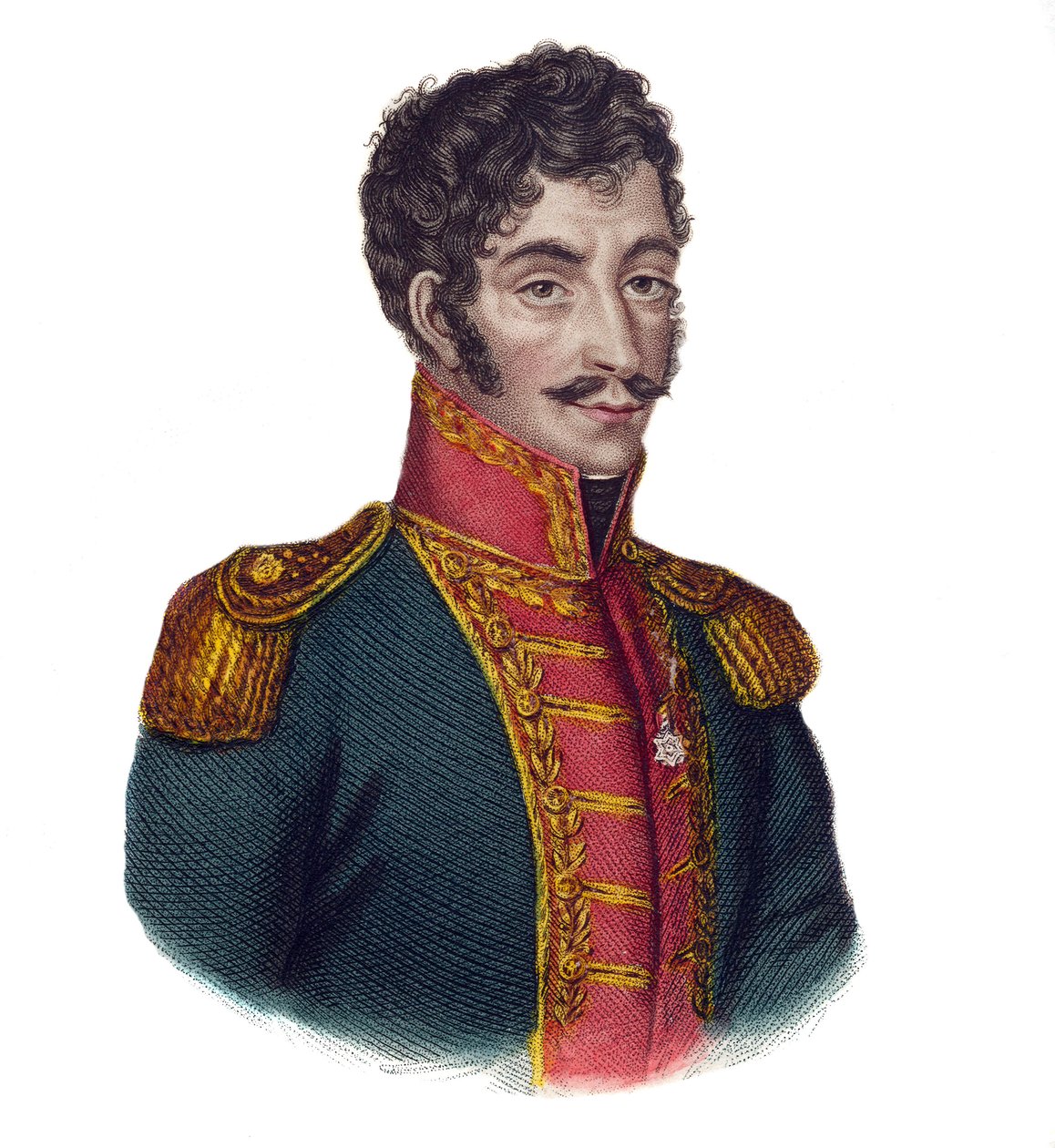 Simon Bolivar (1783-1830), kjent som Libertador av Unknown artist