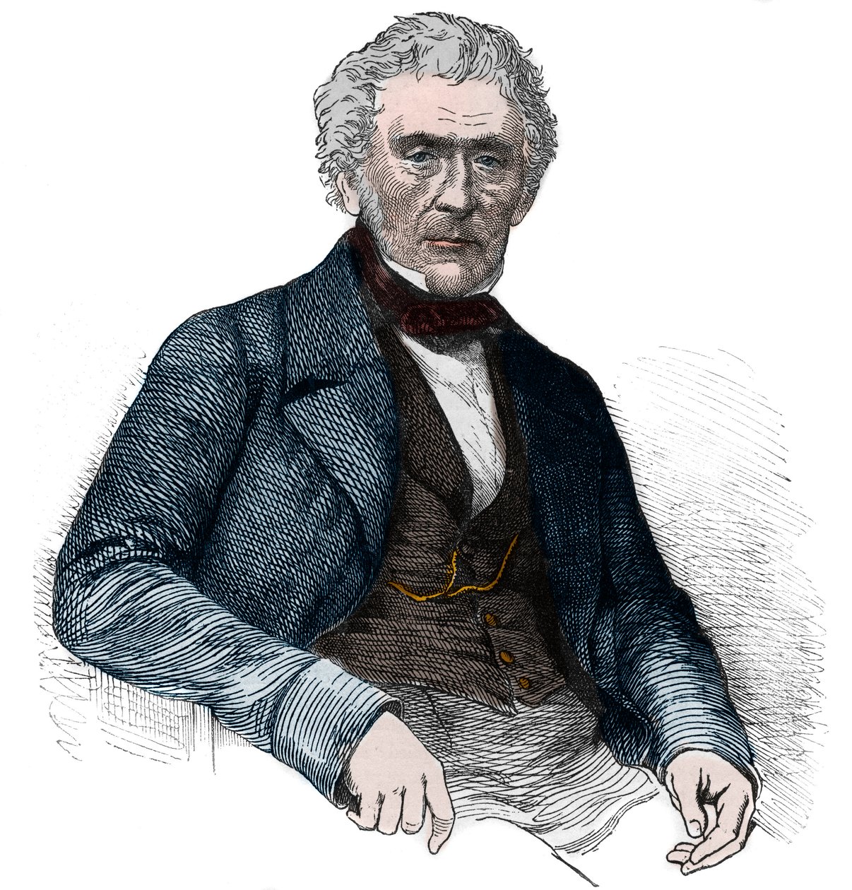 Sir David Brewster, skotsk fysiker - Portrett av David Brewster (1781-1868) av Unknown artist